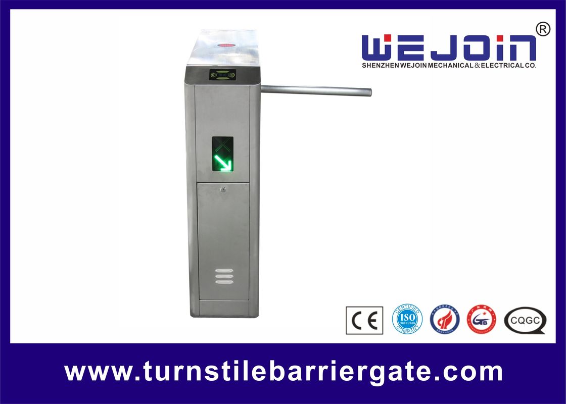 IC Card Security Tripod Turnstile Gate Full Automatic Access Control System