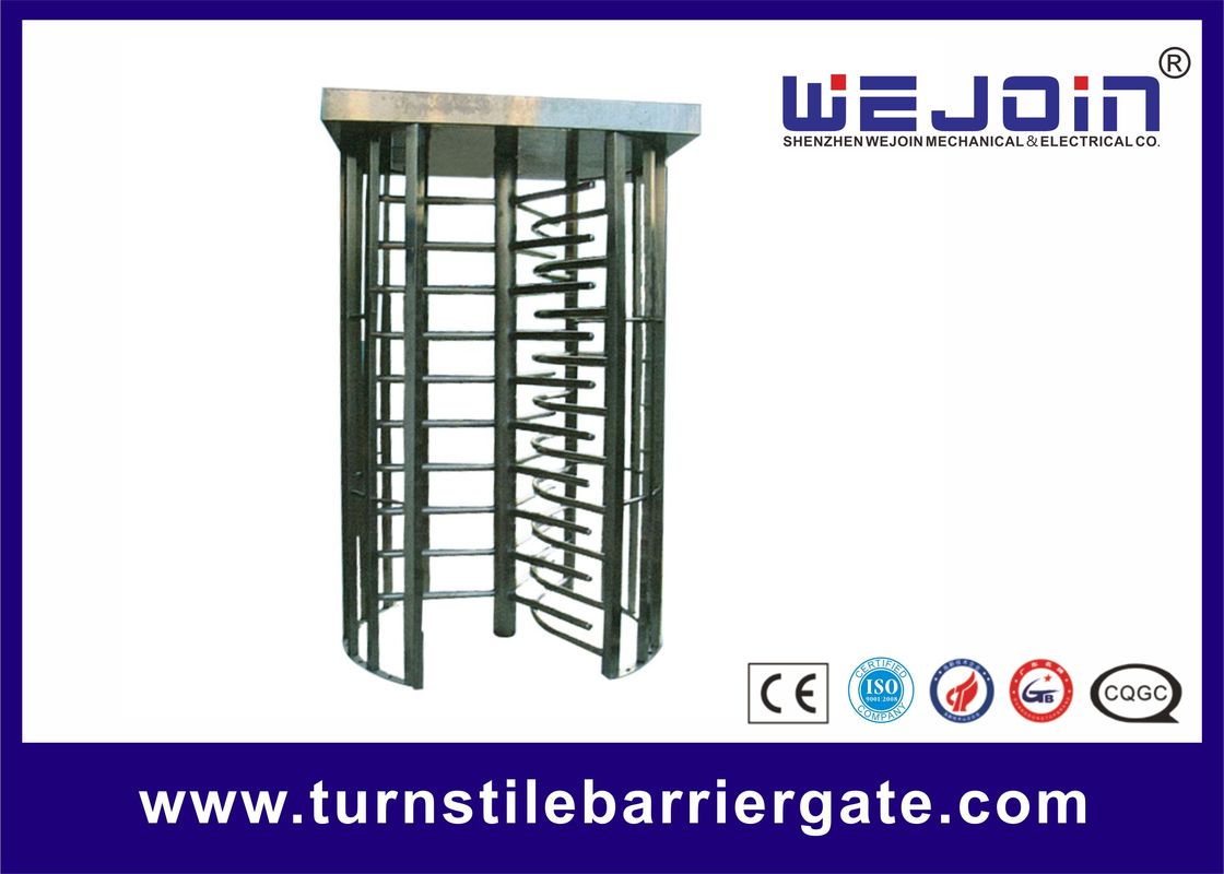 Pedestrian Security Gates Automatic Turnstile Full Height With Memory Function