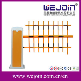 ประตูมอเตอร์ AC 120W สำหรับการจราจรระดับไฮเอนด์ที่จอดรถพร้อมระบบไฟพื้นหลัง