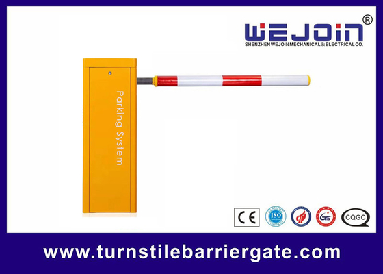 OEM ที่กำหนดเองประตูกั้นอัตโนมัติสีเหลืองที่จอดรถบูม Gates
