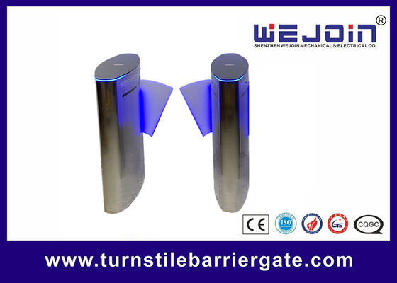 ประตูหมุนควบคุมการเข้าถึงประตูกั้นคนเดินเท้าสำหรับ Subway 304 Stainless Steel