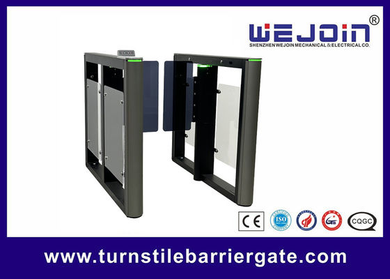 600-1100 มม ความกว้างของการควบคุมการเข้าถึงทางเดิน ช่องประตู Turntile พร้อม RS485 การสื่อสารและแบตเตอรี่สํารอง