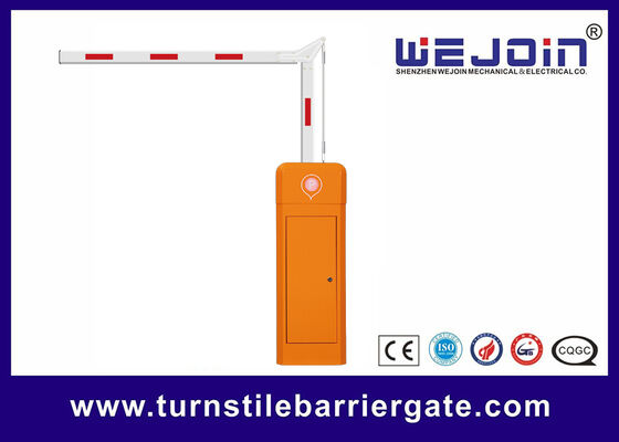 ประตูกั้นอัตโนมัติพร้อมมอเตอร์ไร้แปรงถ่าน DC24V เกียร์หนอนที่ทนทาน และป้องกันการชนกันอัจฉริยะสำหรับลานจอดรถ