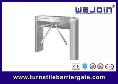ประตูรั้วเหล็กกล้าไร้สนิม RFID ควบคุมการเข้าถึง ESD ขาตั้งประตูรั้วหมุนสำหรับห้องสมุดมหาวิทยาลัย