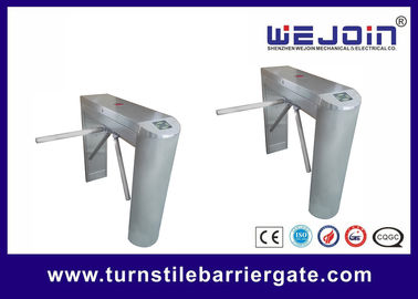ประตูรั้วเหล็กกล้าไร้สนิม RFID ควบคุมการเข้าถึง ESD ขาตั้งประตูรั้วหมุนสำหรับห้องสมุดมหาวิทยาลัย