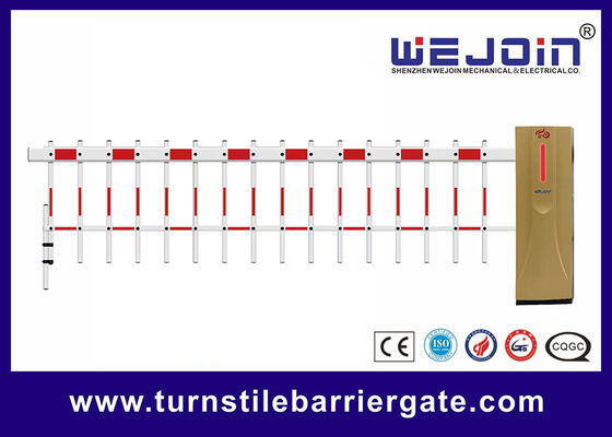 Delay Auto-Closing RS485 Communication 4.5m Fence Length Non-Spring Boom Barrier Gate for Parking Lots