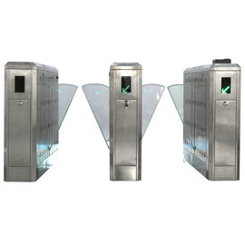 revolving Pedestrian fast lane automatic access control system , flap barrier gates , barrier gates