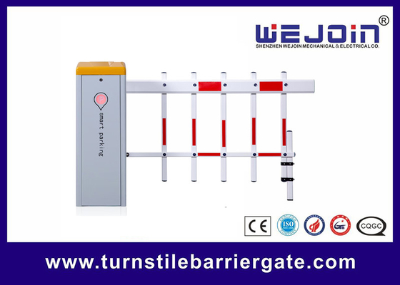 บูมตรงบูม AC110V ประตูกั้นค่าผ่านทางโรงรถรั้วบูม Barrier Gate