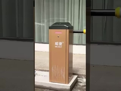 เครื่องยนต์เหล็กอัลลูมิเนียมแบบเจาะแขน Swing Out Boom Barrier 0.6s สําหรับการจัดการประตูค่าธรรมเนียม